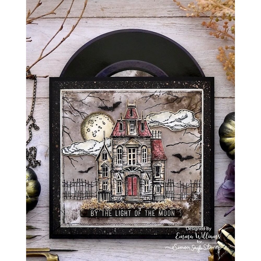 Tim Holtz Cling Rubber Stamps Sketch Manor cms408 music | color-code:ALT03