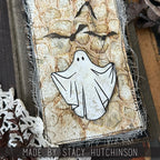 Tim Holtz Cling Rubber Stamps Spooky Spirits cms492 bats