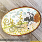 Tim Holtz Cling Rubber Stamps Spring Sprung cms084 egg