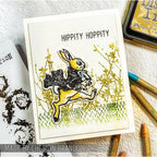Tim Holtz Cling Rubber Stamps Spring Sprung cms084 greenery