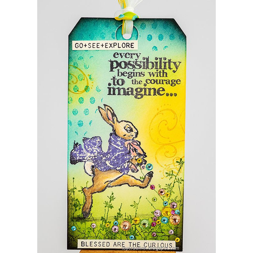 Tim Holtz Cling Rubber Stamps Spring Sprung cms084 tag | color-code:ALT02