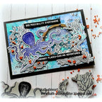 Tim Holtz Cling Rubber Stamps Stuff To Say cms110 sea life shaker card kath stewart | color-code:ALT01