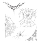 Tim Holtz Cling Rubber Stamps TANGLED WEBS CMS346