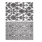 Tim Holtz Cling Rubber Stamps TAPESTRY CMS414