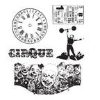 Tim Holtz Cling Rubber Stamps THE BIG TOP Circus cms074