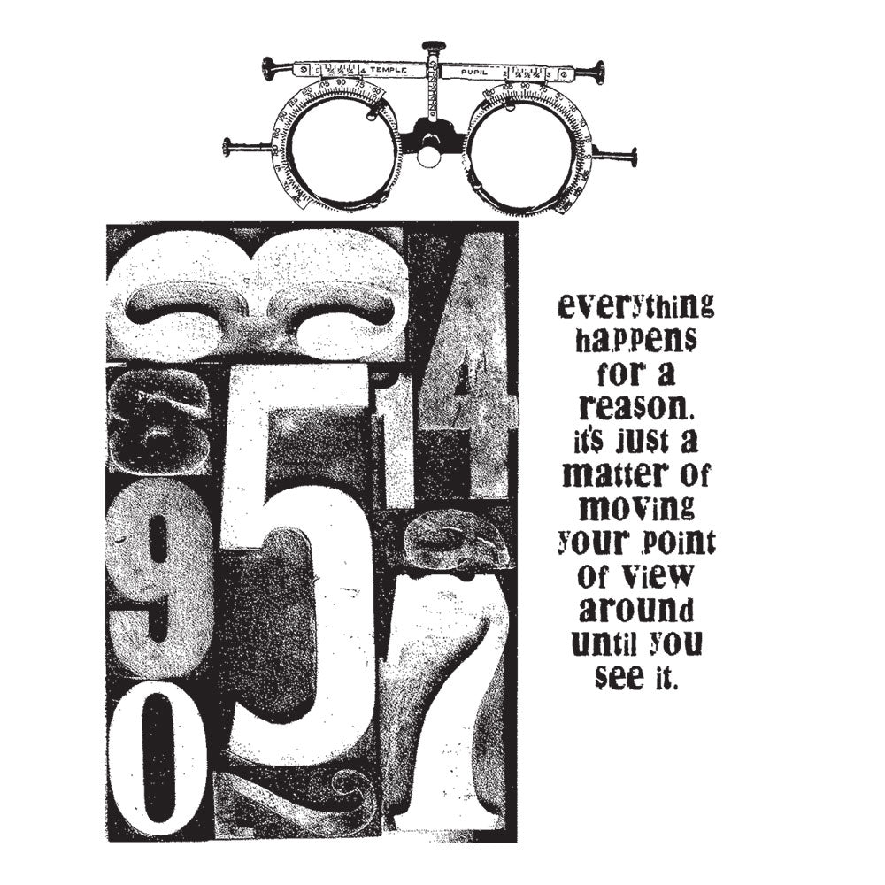 Tim Holtz Cling Rubber Stamps THE COUNTDOWN CMS002