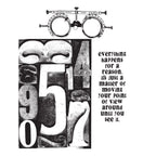 Tim Holtz Cling Rubber Stamps THE COUNTDOWN CMS002