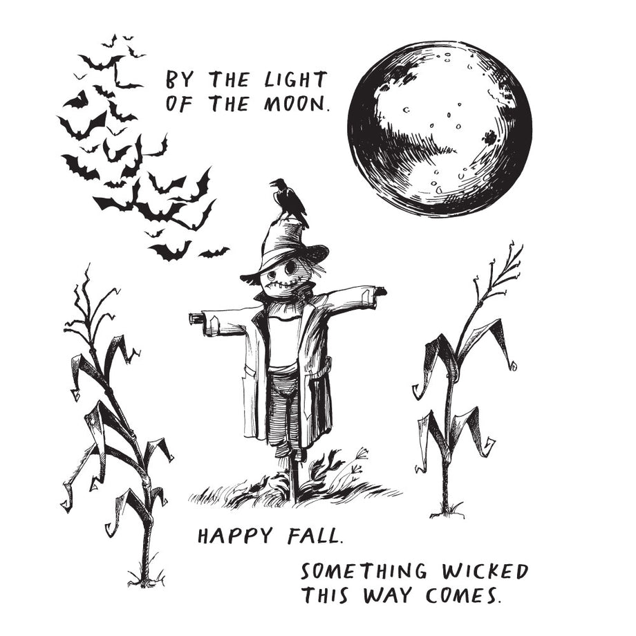 Tim Holtz Cling Rubber Stamps THE SCARECROW CMS451 – Simon Says Stamp