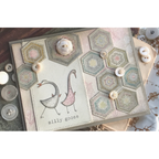Tim Holtz Cling Rubber Stamps TILES AND MOSAIC CMS259 goose