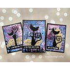 Tim Holtz Cling Rubber Stamps TINY TEXT CMS394 cats | color-code:ALT03