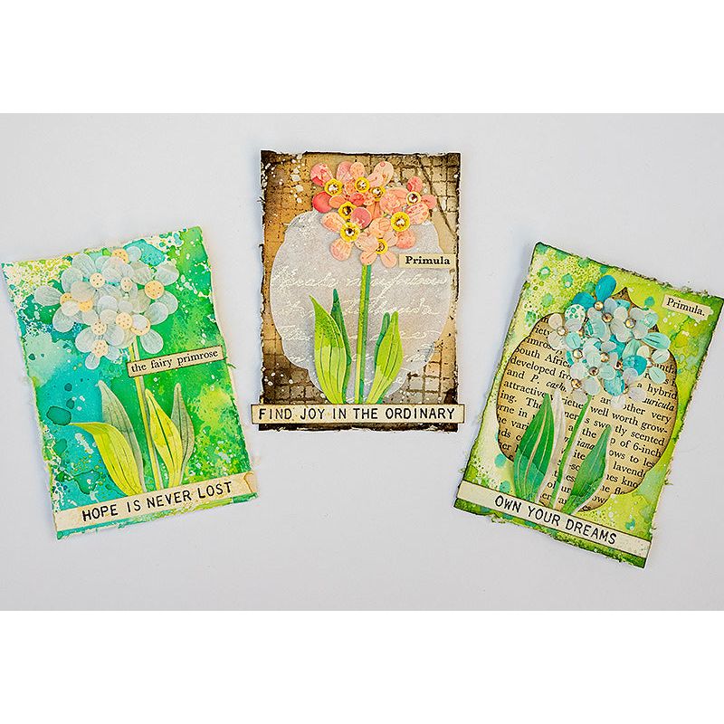 Tim Holtz Cling Rubber Stamps TINY TEXT CMS394 flowers | color-code:ALT02