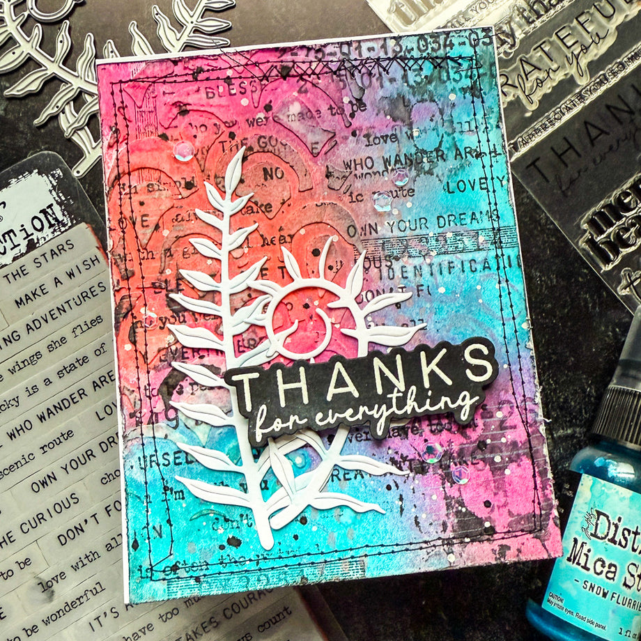 Tim Holtz Cling Rubber Stamps TINY TEXT CMS394 – Simon Says Stamp