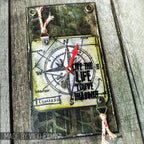 Tim Holtz Cling Rubber Stamps TRAVEL BLUEPRINT CMS148 compass