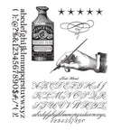 Tim Holtz Cling Rubber Stamps TYPOGRAPHY cms188