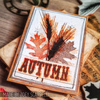 Tim Holtz Cling Rubber Stamps Thankful Silhouettes cms116 autumn