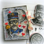 Tim Holtz Cling Rubber Stamps The Inspector cms465 service tickets