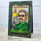 Tim Holtz Cling Rubber Stamps The Professor 2 cms395 picture frame