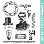 Tim Holtz Cling Rubber Stamps The Professor cms373 1