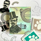 Tim Holtz Cling Rubber Stamps The Professor cms373 special delivery