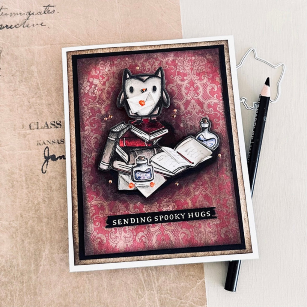 Tim Holtz Cling Rubber Stamps Tiny Frights cms468 books