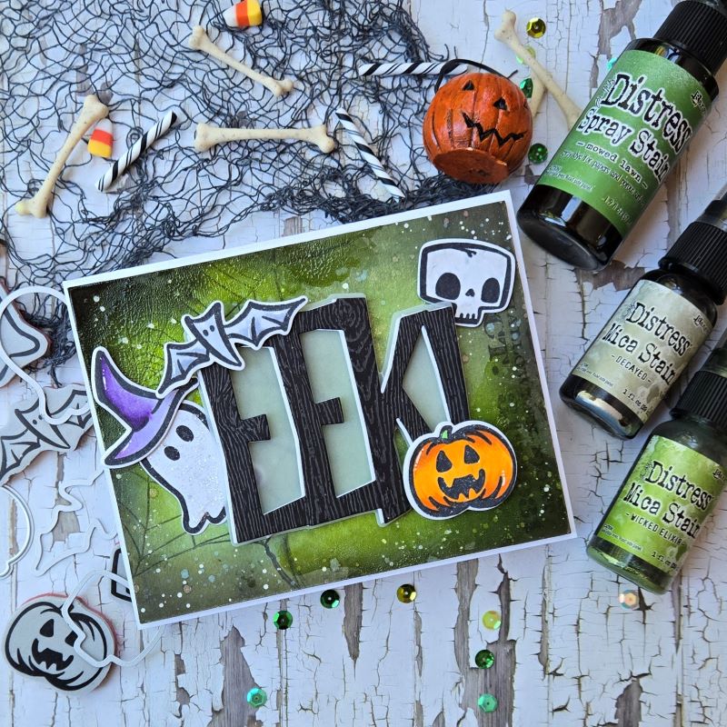 Tim Holtz Cling Rubber Stamps Tiny Frights cms468 eek!