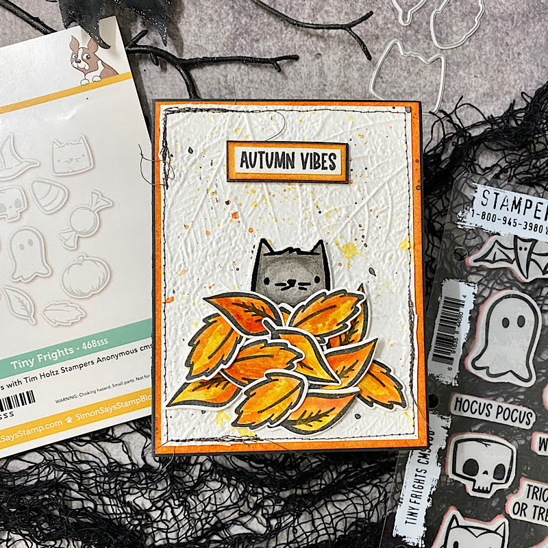 Tim Holtz Cling Rubber Stamps Tiny Frights cms468 vibes