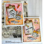 Tim Holtz Cling Rubber Stamps Tiny Prints CMS460 bunnies | color-code:ALT02