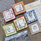 Tim Holtz Cling Rubber Stamps Tiny Things cms164 best day ever cute tiny cards