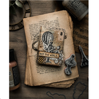 Tim Holtz Cling Rubber Stamps Tiny Things cms164 see the world card zoey scarpelli | color-code:ALT01