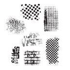Tim Holtz Cling Rubber Stamps ULTIMATE GRUNGE Background CMS075