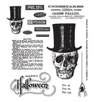 Tim Holtz Cling Rubber Stamps UNDERTAKER CMS240