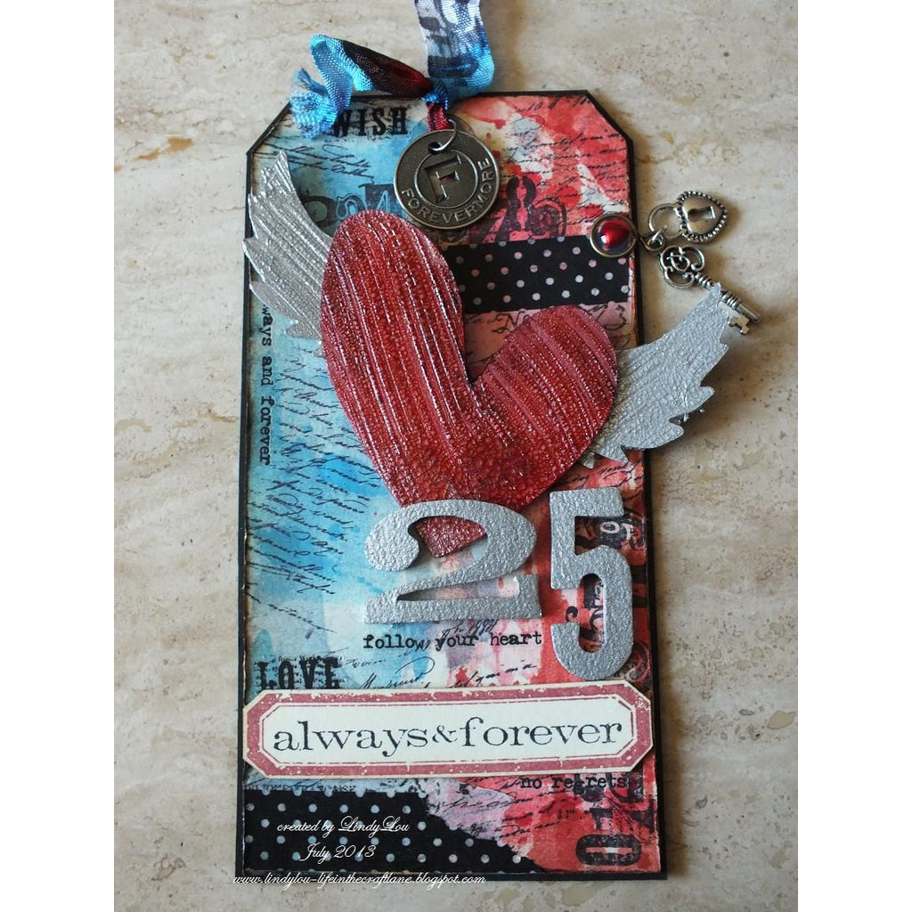 Tim Holtz Cling Rubber Stamps URBAN CHIC cms086 anniversary