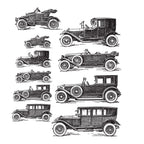 Tim Holtz Cling Rubber Stamps VINTAGE AUTO CMS265