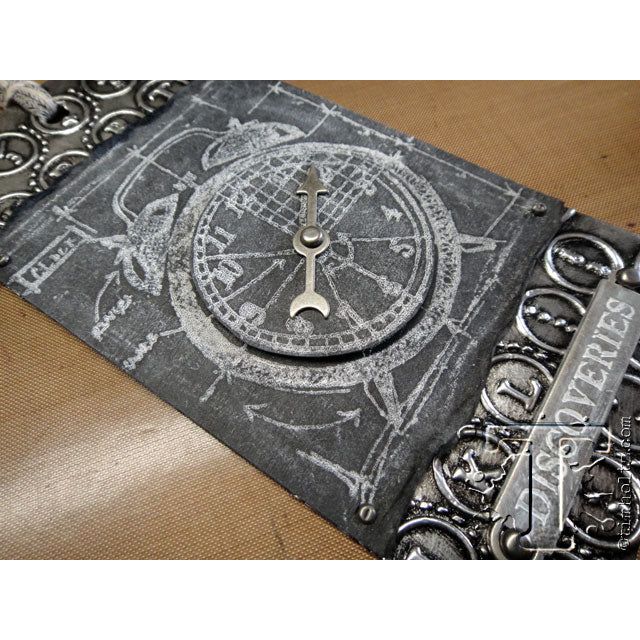 Tim Holtz Cling Rubber Stamps VINTAGE THINGS BLUEPRINT CMS152 clock
