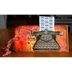 Tim Holtz Cling Rubber Stamps VINTAGE THINGS BLUEPRINT CMS152 typewriter