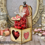 Tim Holtz Cling Rubber Stamps Valentine Blueprints cms143 box