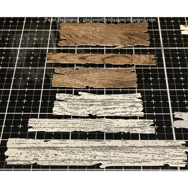 Tim Holtz Cling Rubber Stamps WALLPAPER and WOOD cms126 strips