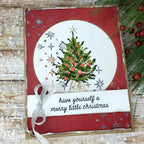 Tim Holtz Cling Rubber Stamps WATERCOLOR TREES CMS317 tree