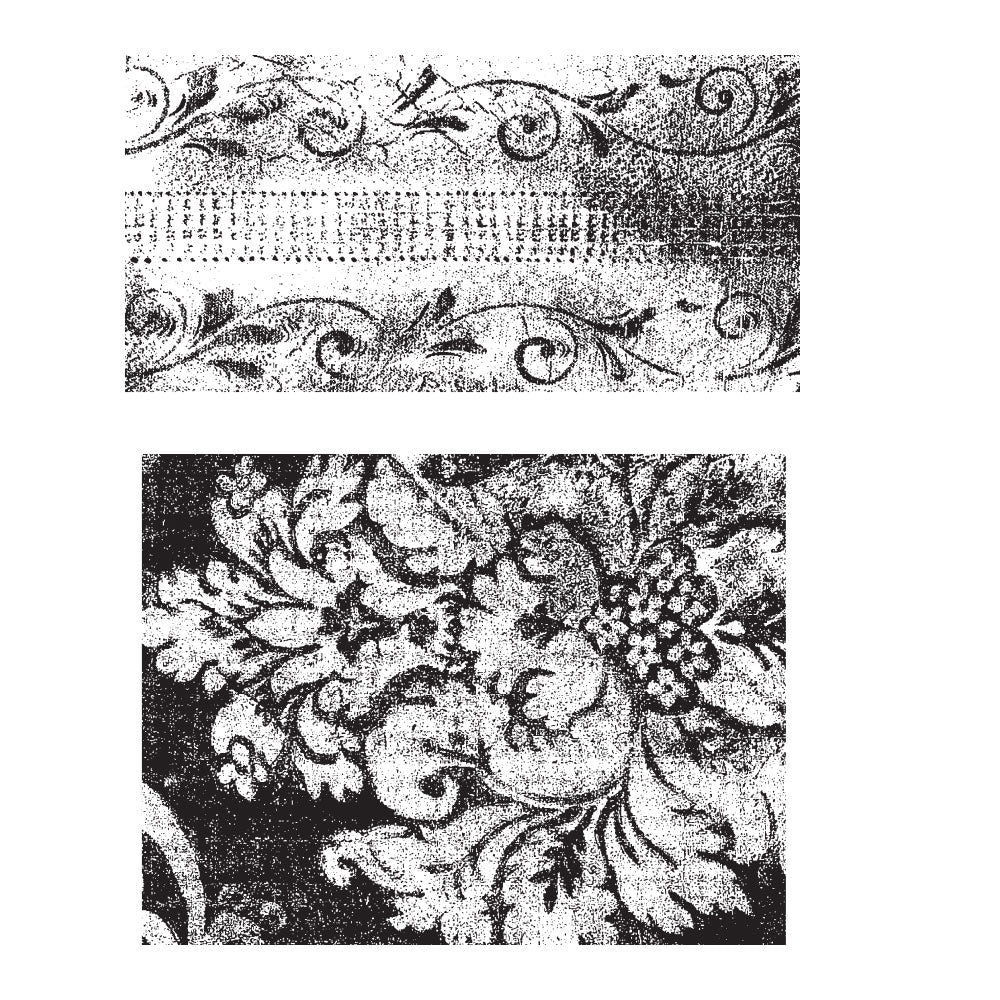 Tim Holtz Cling Rubber Stamps WEATHERED TEXTILES CMS023
