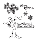 Tim Holtz Cling Rubber Stamps WINTER SKETCHBOOK cms094