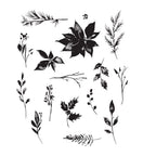 Tim Holtz Cling Rubber Stamps WINTER WATERCOLOR CMS354