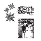 Tim Holtz Cling Rubber Stamps WINTER WONDER CMS033