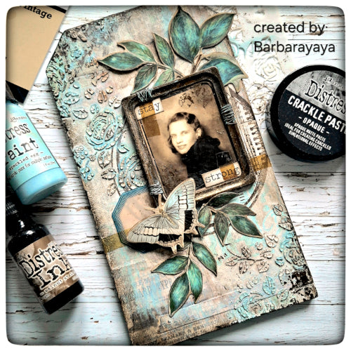 Tim Holtz Cling Rubber Stamps WORLD TRAVELER CMS027 cute tag