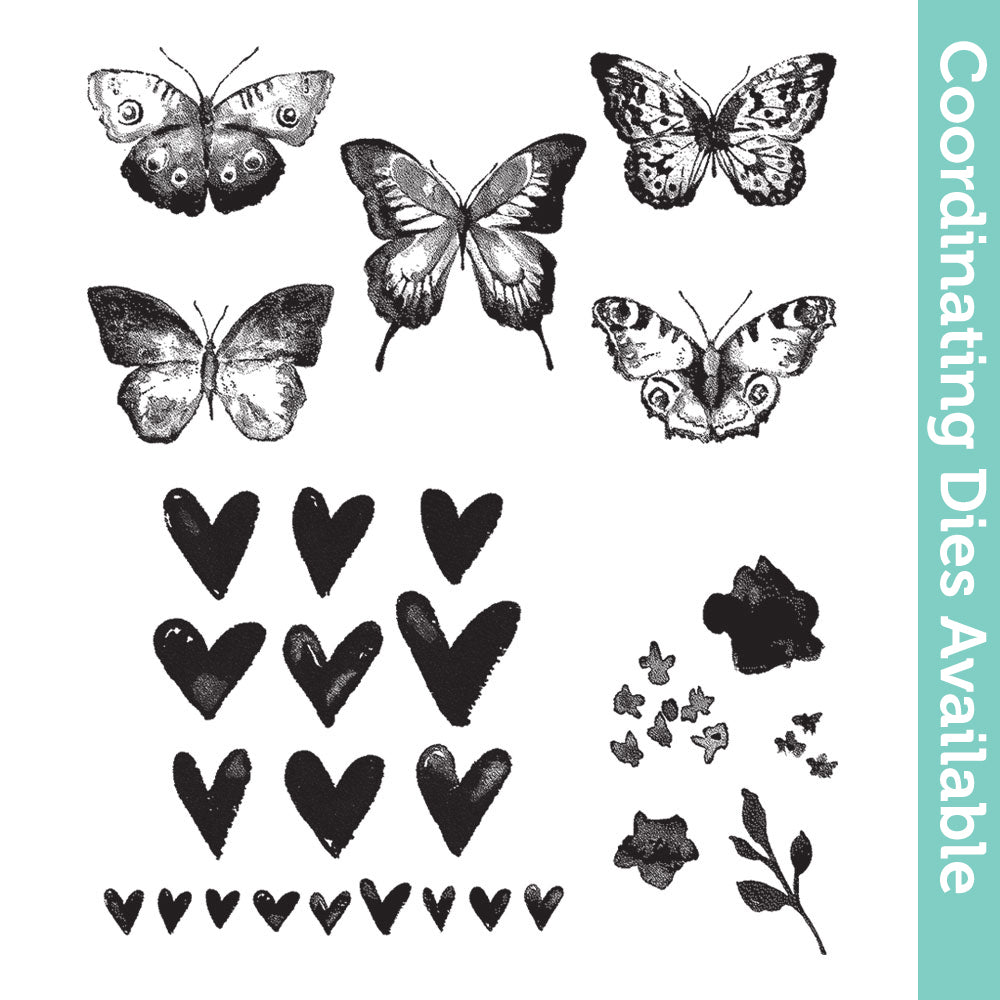 Tim Holtz Cling Rubber Stamps Watercolor cms217