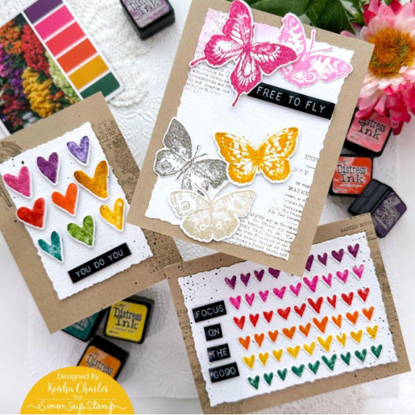 Tim Holtz Cling Rubber Stamps Watercolor cms217