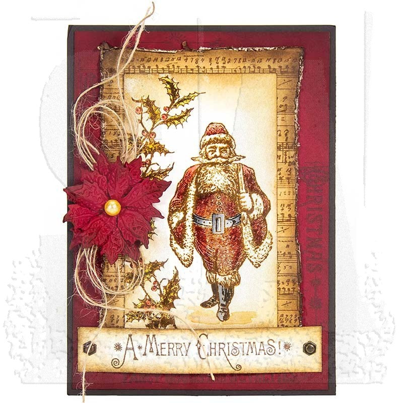 Tim Holtz Cling Rubber Stamps YULETIDE CMS356 christmas