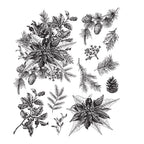 Tim Holtz Cling Rubber Stamps YULETIDE GATHERING CMS390
