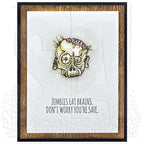 Tim Holtz Cling Rubber Stamps ZOMBIES CMS350 brains