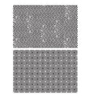 Tim Holtz Cling Rubber Stamps Zigzag and Diamonds cms242