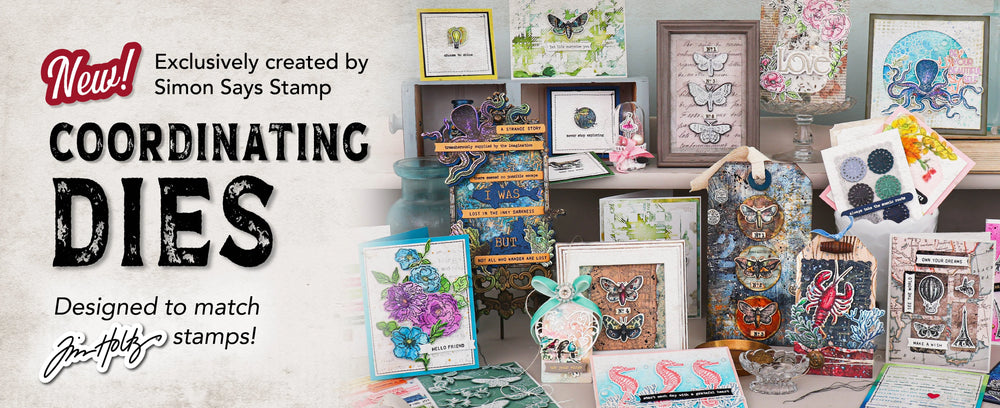 Exclusive Simon Says Stamp Coordinating Dies to Match Tim Holtz Stamps